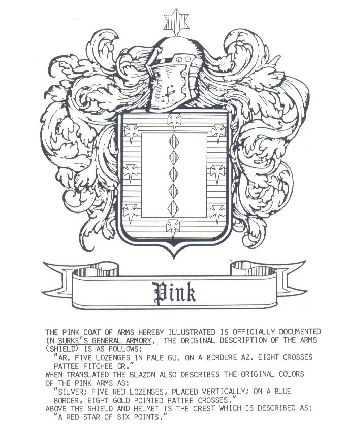 Pink Coat of Arms - 1