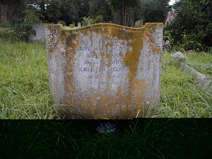 James Norgate's Grave Stone
